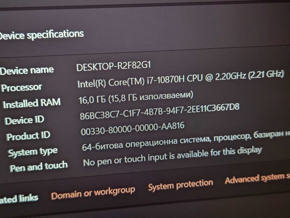 i7-10870H| GTX-1660Ti| 16RAM| 512GB SSD| IPS-144hz| RGB гейминг лаптоп асус tuf asus tuf gaming laptop