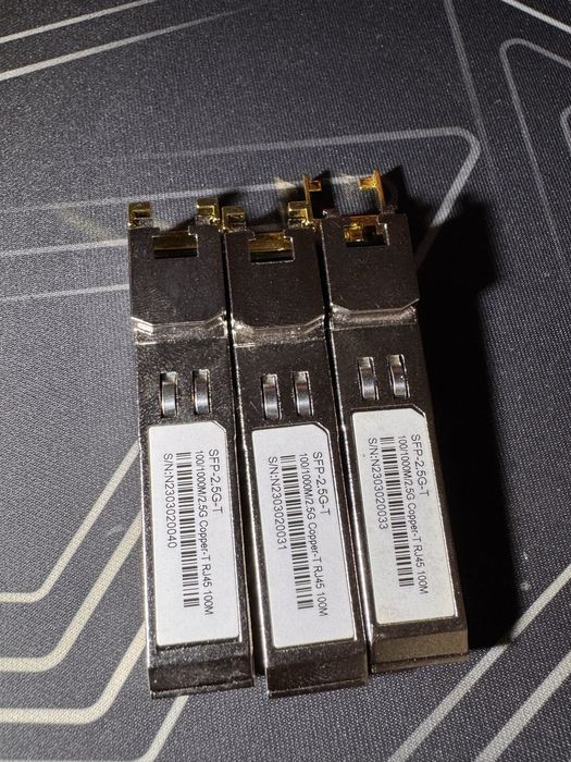 SFP+ RJ45 2.5Gbps