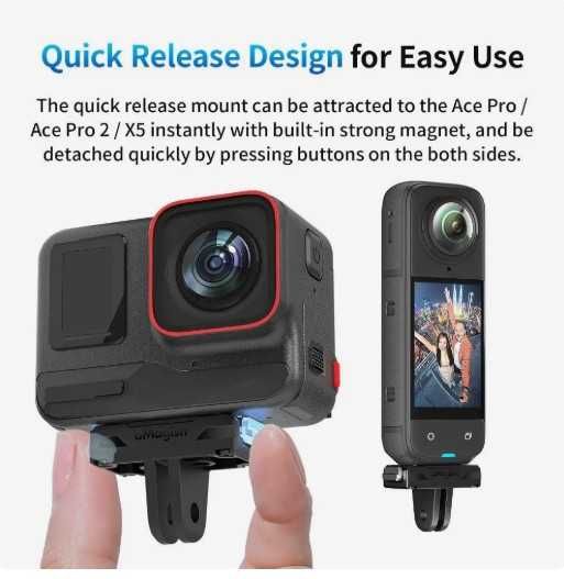 Крепление магнитное для Insta360 X5 и других