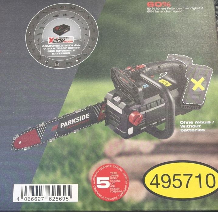 Drujba parkside performance 40 v protecție inclusă