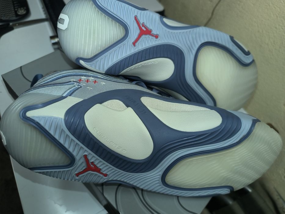 Jordan Tatum 3 blue denim  размер 45,5