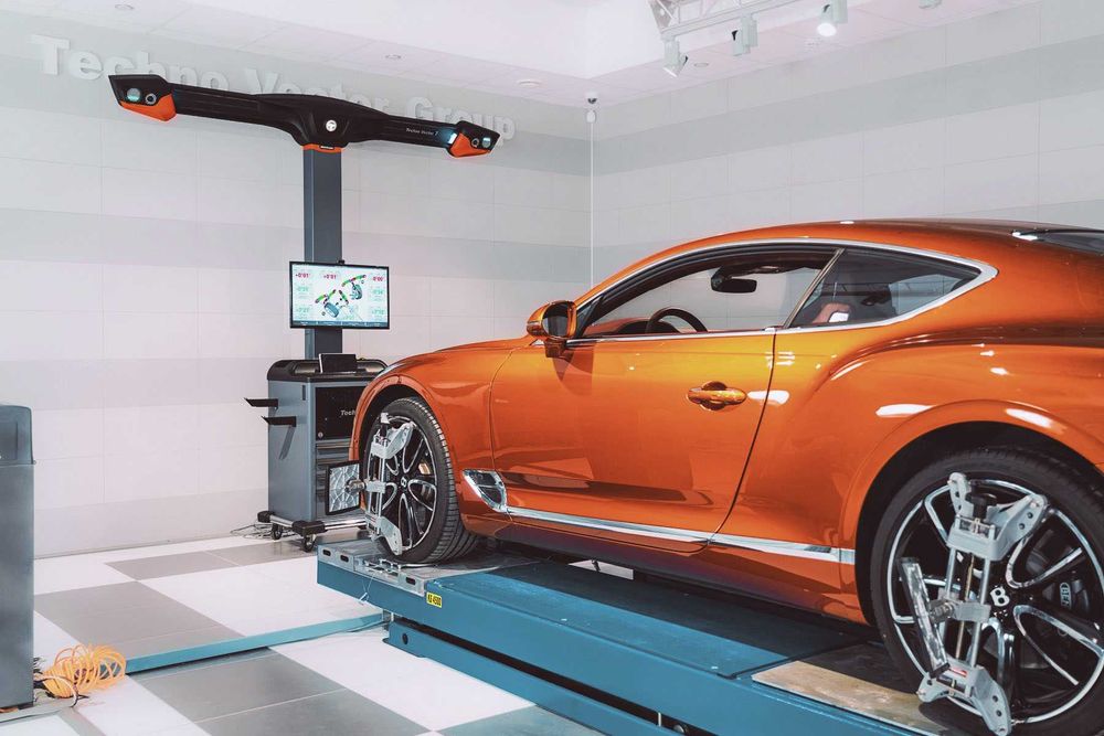 BMW 3d Стенд Регулиране на Геометрия Сходимост Страничен наклон