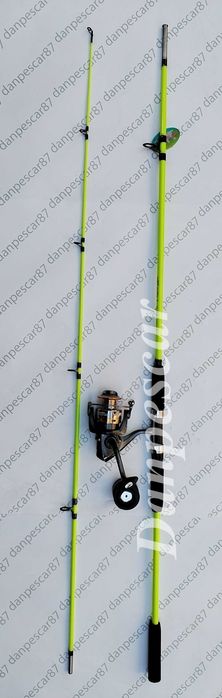 SET 4 Lansete WB fibra sticla plina 2,70m cu 4 Mulinete FL EFB5000 6ru