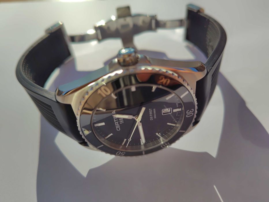 Швейцарски CERTINA DS FIRST GENT CERAMIC, сапфир, 200m diver