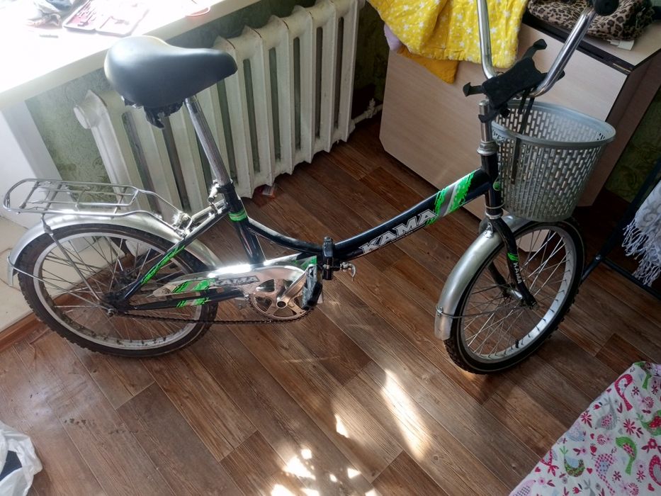 Велосипед марки Rt Green mtb и велосипед марки Кама