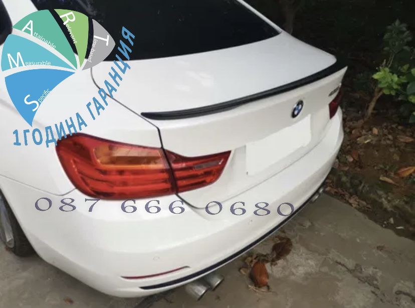 Лип спойлер багажник BMW F32 4 сериа lip spoiler M бмв ф32 p style