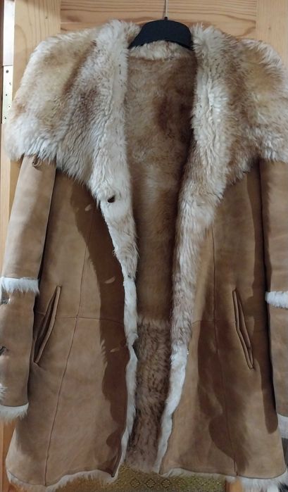 Дубленка женская, натуральная, б/у
