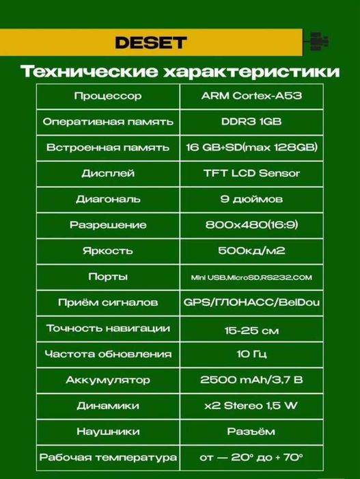 Агронавигатор Курсоуказатель Deset