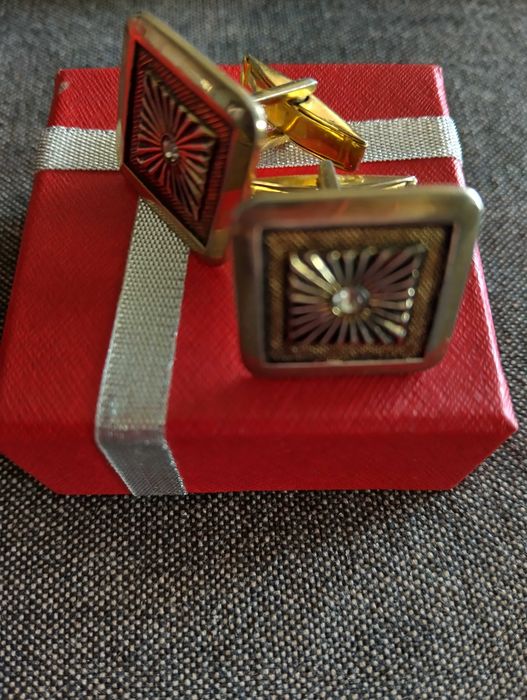 Ръкавели за риза, позлатени