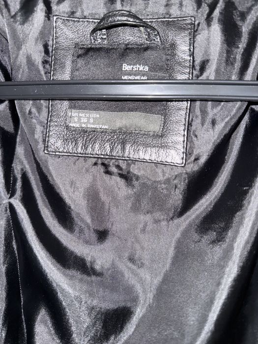 Geaca de piele Bershka