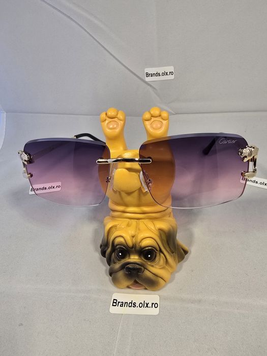 Ochelari de soare Cartier Rimless, 17594, made in Italy, pret per bucata