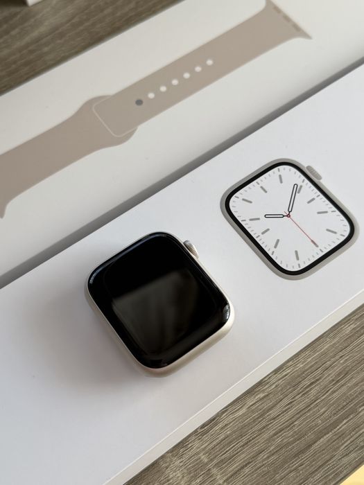 APPLE Watch Series 7, GPS, 45mm Starlight
