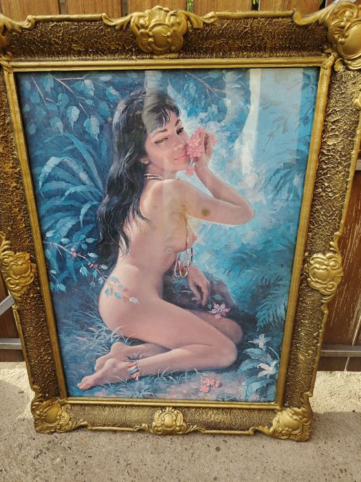 Vind tablou nud foarte vechi