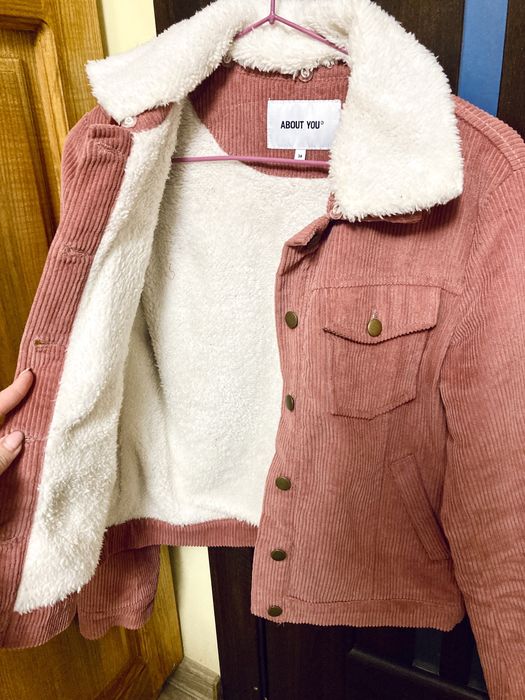 Geacă de primăvară-toamnă roz ABOUT YOU