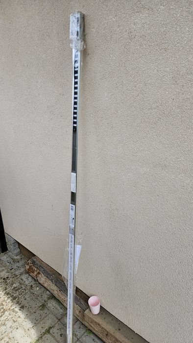 Sistem de culisare ușă, oțel, 186 cm lungime