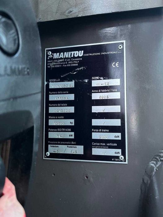 Incarcator telescopic Manitou model MVT 1332 SL