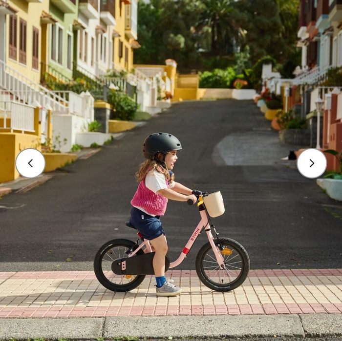 BTWIN ДЕТСКИ ВЕЛОСИПЕД 14 инча, модел с и без педали, колело 2 в 1