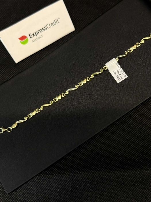 (AG51) Bratara aur 14k 4.41g b1281 - Garantie 2 ani!