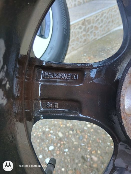 джанти 5x112  195/60 r15 BORBET+ЗИМНИ ГУМИ