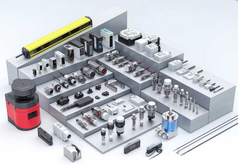Оптические датчик (FOTO datchik) индуктивний датчик ( metall datchik)