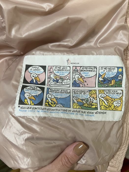 Geaca Moncler roz pudra