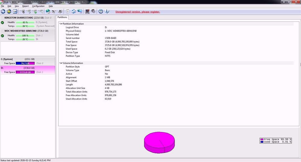 Hard disk 4tb nas nou