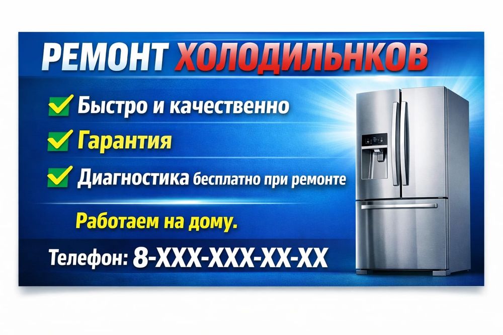 Ремонт холодильников морозильников