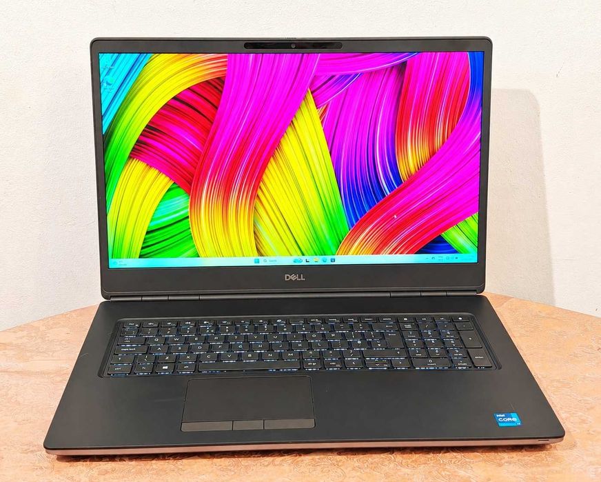 Dell Precision 7760/Intel Core i7-11850H/NVidia Quadro RTX A3000 6GB/16GB RAM/512GB SSD NVMe/17.3 IPS 100% DCIP-3 WorkStation работна станция