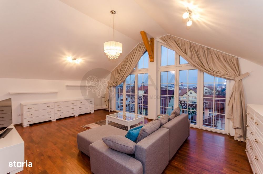 Penthouse 3 camere, 2 bai, 200 mp utili + 35 mp terasa,Calea Dumbravii