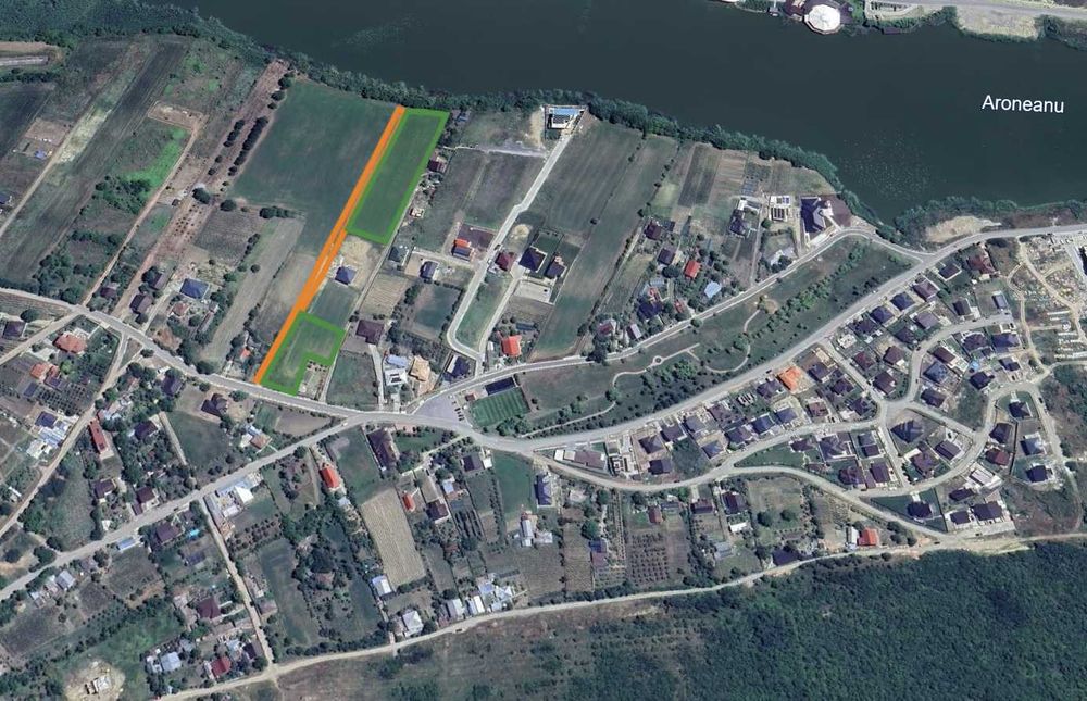 Parcele Teren Aroneanu – Vedere la Lac, Utilități Incluse (Apă, Canalizare, Curent, Gaz) 800mp