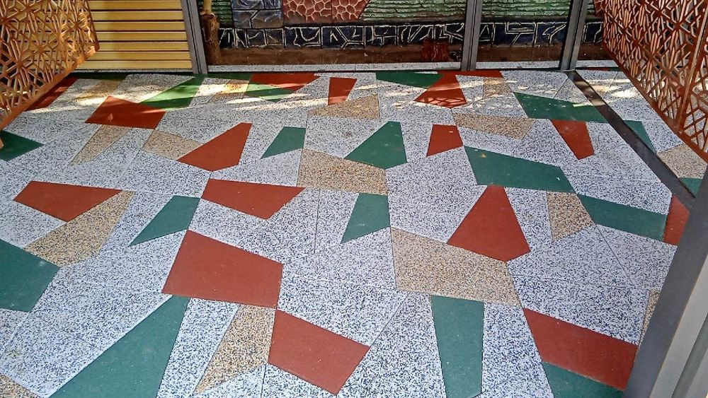 Гранит Брусчатки Каменный ковёр Травертин