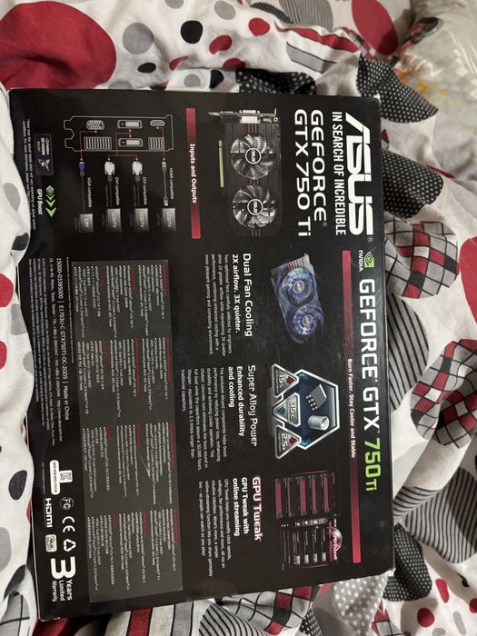Видео карда GEFORCE GTX 750 Ti