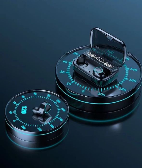 Безжични bluetooth слушалки с LED цифров дисплей