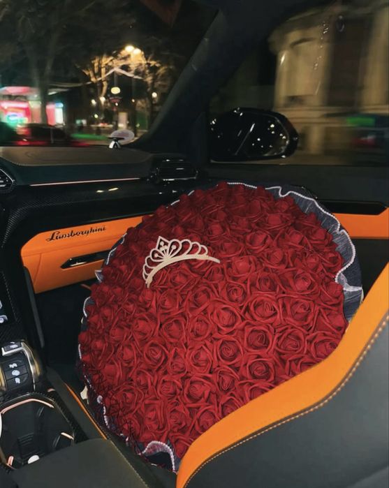 Уникални големи букети с панделка