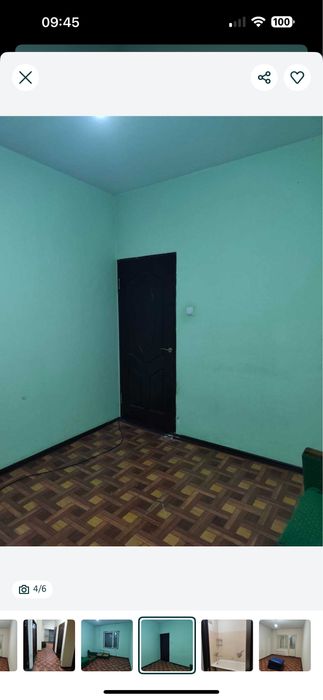 2-комнатная Сергели 8а! 61000