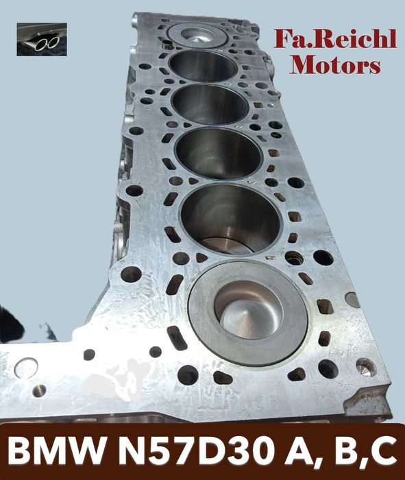 Bloc Motor BMW N57D30 A/ B/  complet recondiționat, garanție 6 luni