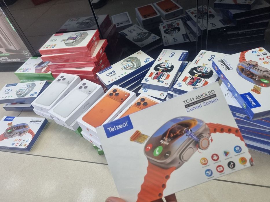 Smart watch Internet vay fay Telegram xammasi  bor