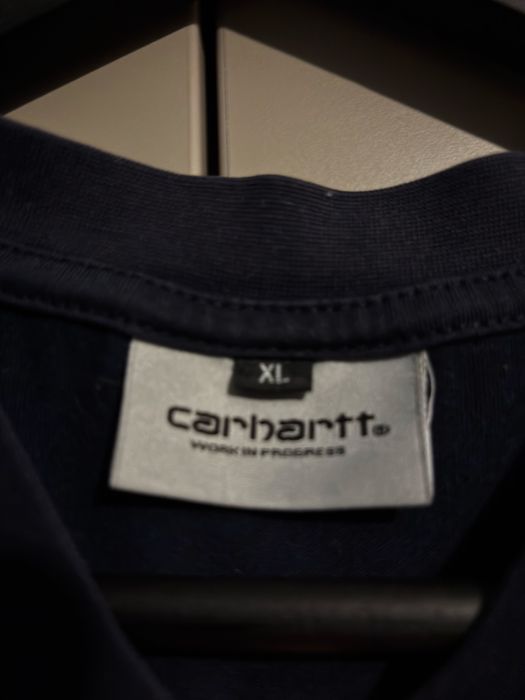Carhartt WIP Heart Logo T-Shirt Navy XL, negociabil