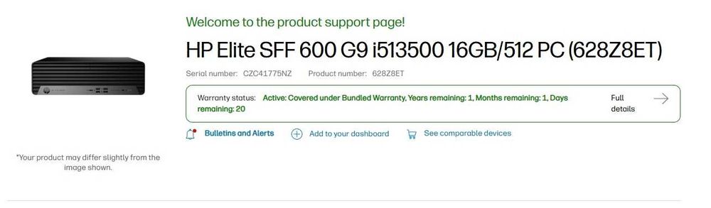 PS Desktop HP Elite 600 G9 SFF Intel Core i5-13500 16GB DDR5 512GB SSD AMD Radeon RX 6400 4GB Garantie Mai 2027