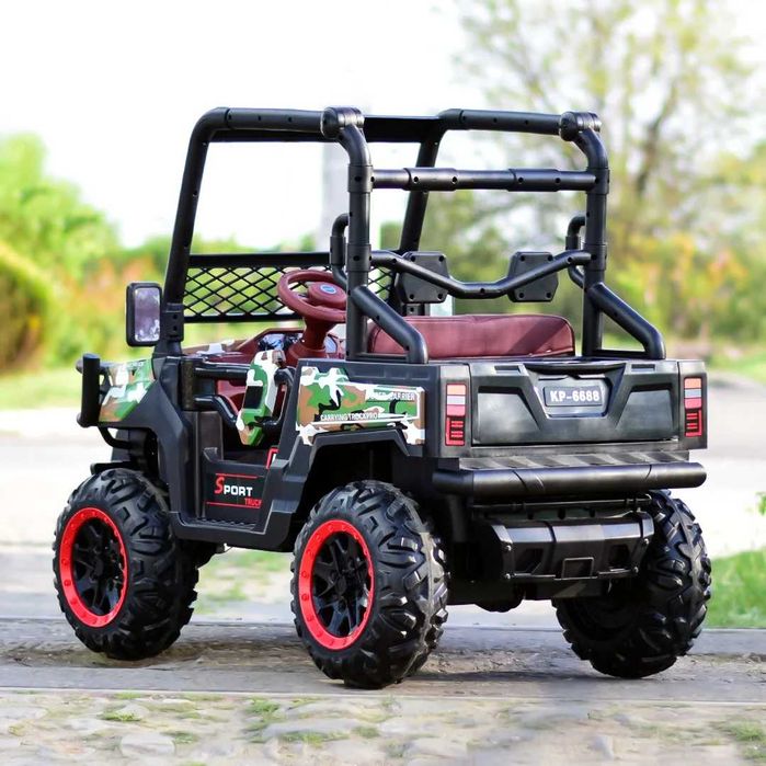 Детско Акумулаторно Бъги Super-Carrier UTV, 4x4, 140W, 12V/7Ah