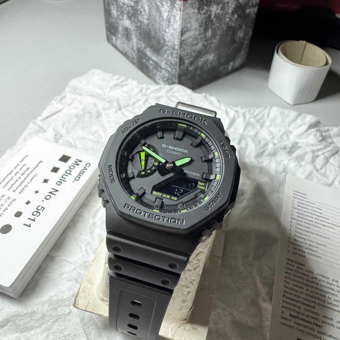 Кварцевые CASIO GA-2100-1A3ER полимер ОРИГИНАЛ!