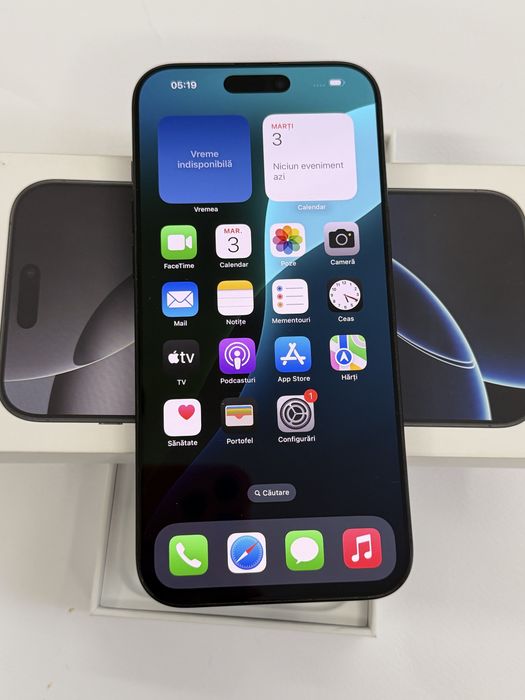 Iphone 16 Pro Max - Ca Nou -256 Gb -100% bat -79 cicluri
