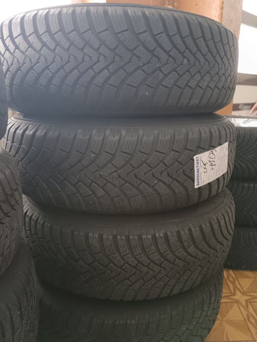 Set jante aliaj prindere 5x114.3 et 45 cu anvelope iarna 225/65/17 mazda kia Hyundai Renault Dacia