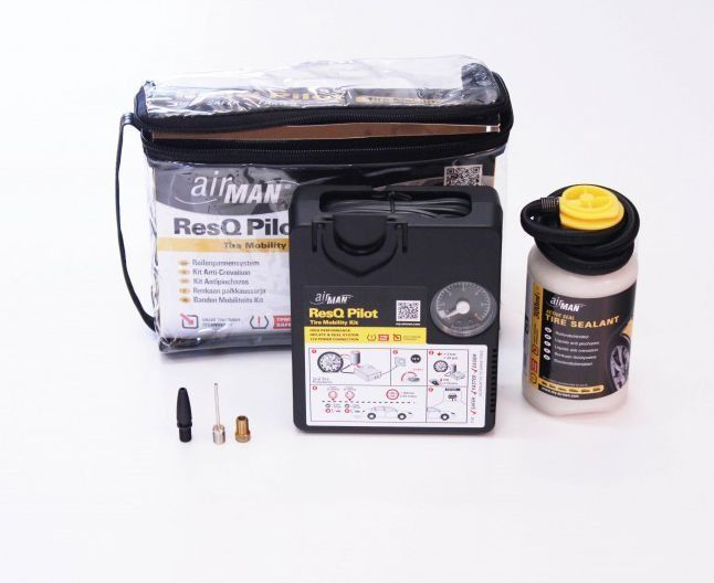 Kit compresor AirMAN ResQ (Set de reparatii pentru anvelope de 12-17)