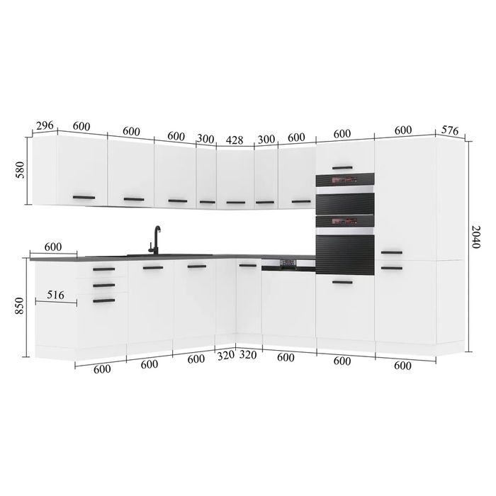 Кухненско на линеен метър ПРОМЦИЯ
