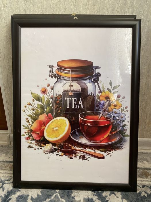 Картина с изображением бургера — для кафе, кофейни, фастфуда,бар