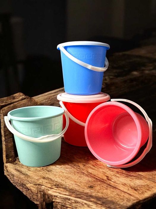 Ведро 18 литров с крышкой и без крышки