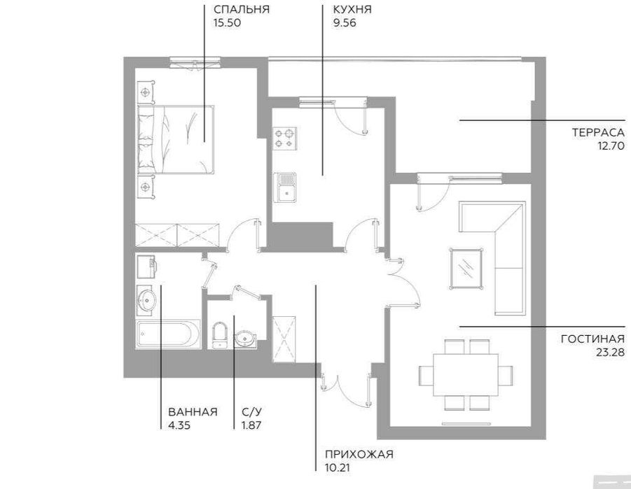 СРОЧНО  ПРОДАЕТСЯ 2в3/6/15Н ЖК Infinity на: Ц-1