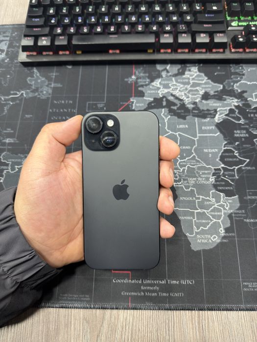 Iphone 15 black 128 GB dual 86%
