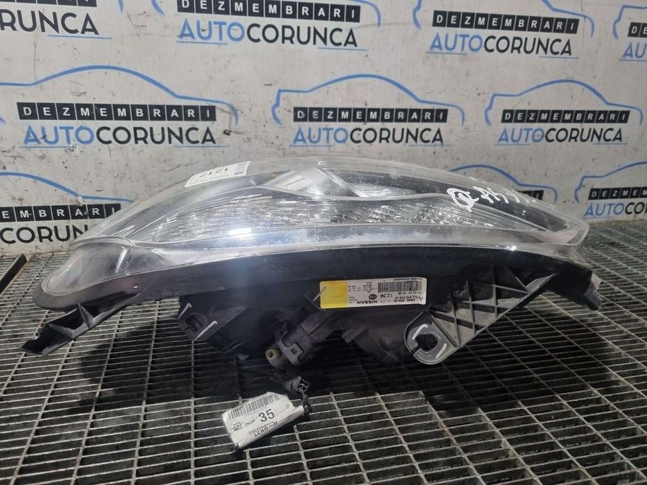 Far Stanga Nissan Qashqai Facelift 2010 - 2013 SUV 4 Usi (1217) Cu lupă Cleme rupte ...